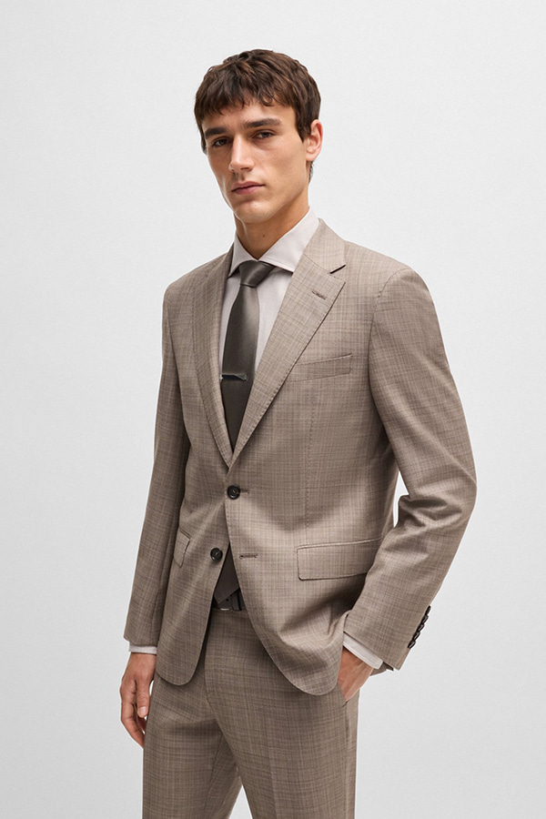 ΓΡΑΒΑΤΑ ΜΕΤΑΞΩΤΗ BOSS CAMEL - 376